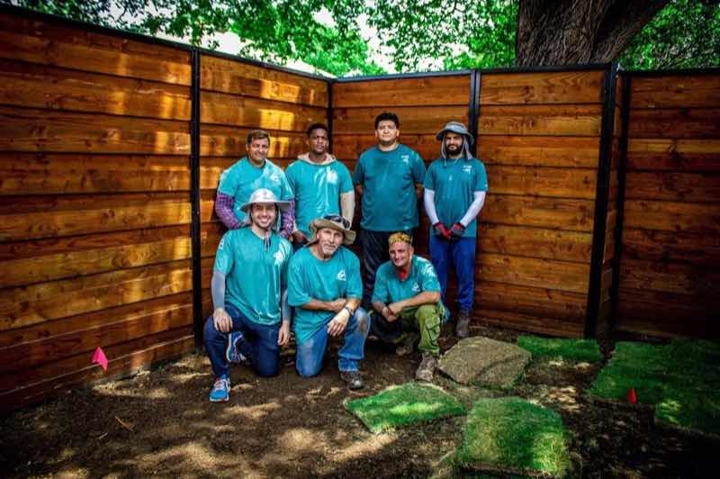 Sod Installation Project near Grapevine